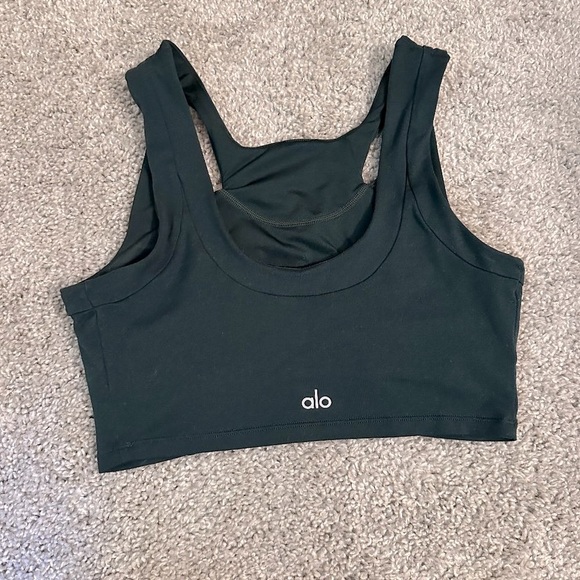 ALO Arch Crop Bra M Hunter Green - Picture 2 of 3